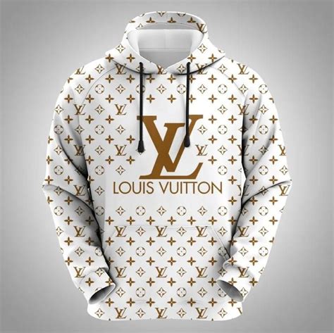 lv hoodie white|hoodie louis vuitton.